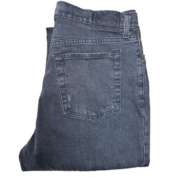 Abercrombie & Fitch Women's Ultra High Rise 90s Straight Jean Black 32/14R - Picture 6 of 11